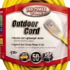 50', 12/3 Gauge/Conductors, Yellow Indoor & Outdoor Extension Cord