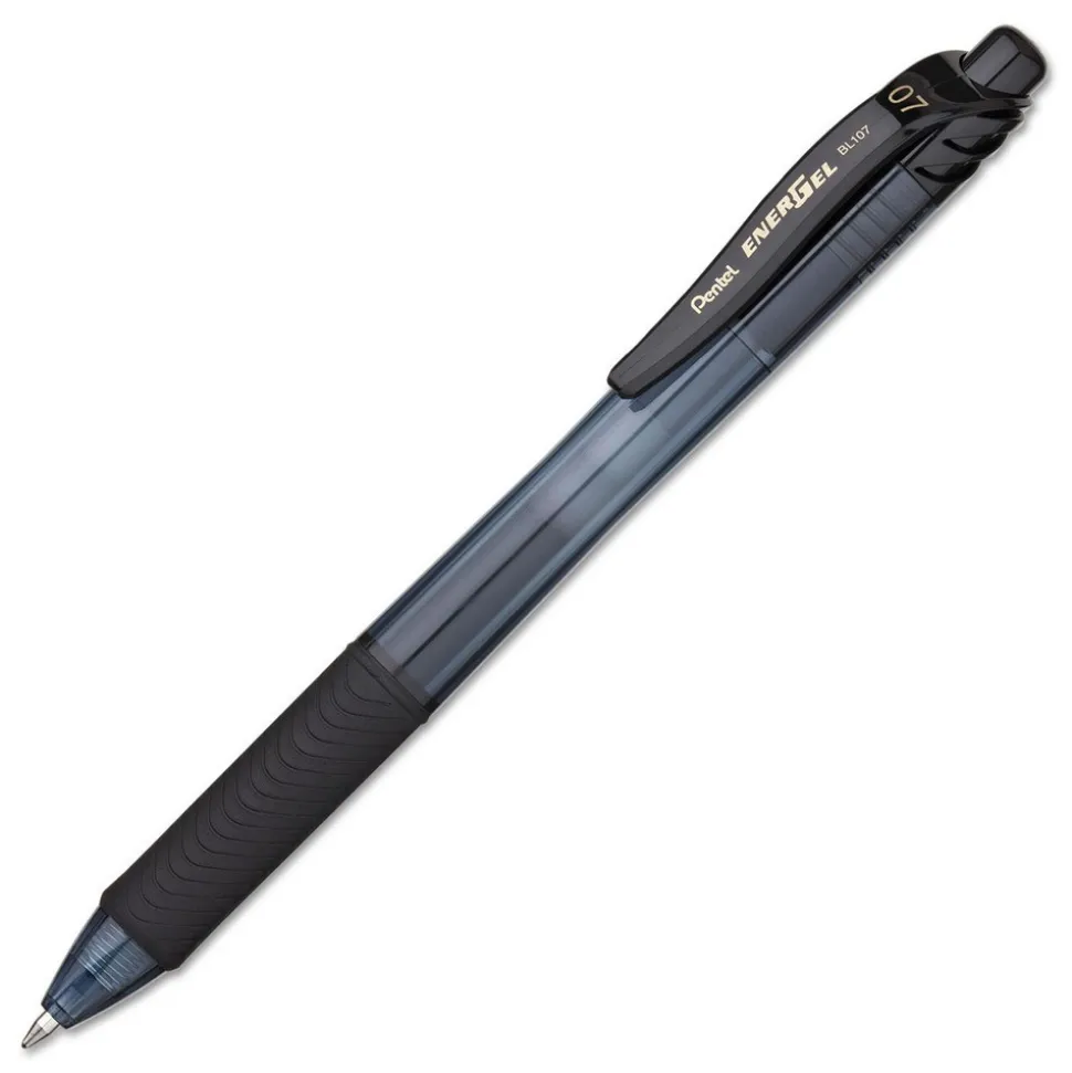 Gel Roller Ball Pen: 0.7 mm Tip, Black Ink