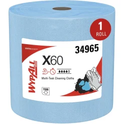 GeneralClean™ x60 Multi-Task Cleaning Cloths (34965), Jumbo Roll, Strong and Absorbent Towels, Blue