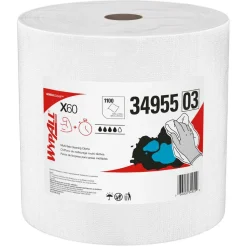 GeneralClean™ x60 Multi-Task Cleaning Cloths (34955), Jumbo Roll, Strong and Absorbent Towels, White