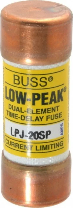 General Purpose Fuse: Time Delay, J, 20.0000 A
