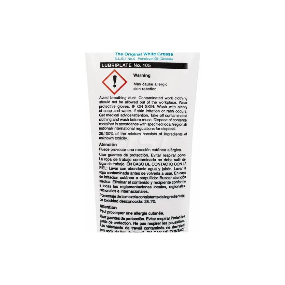 General Purpose Grease: 10 oz, Zinc Oxide