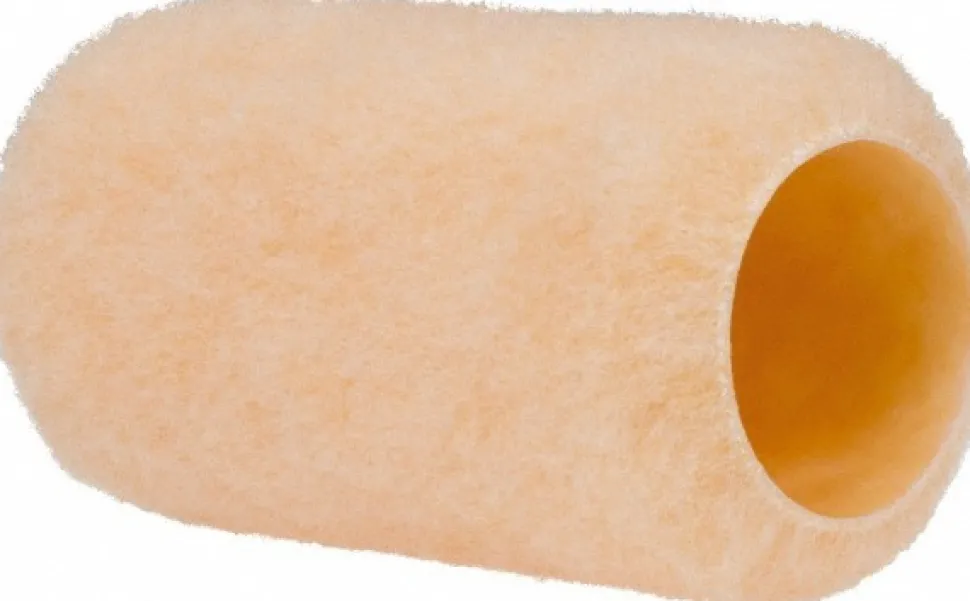 General Purpose Paint Roller Cover: 3/8" Nap, 4" Wide
