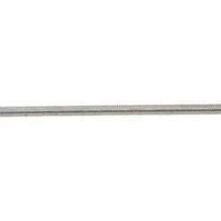 General-Purpose Threaded Rod: 1/2-13, 3' OAL, Low-Carbon Steel, Zinc Finish