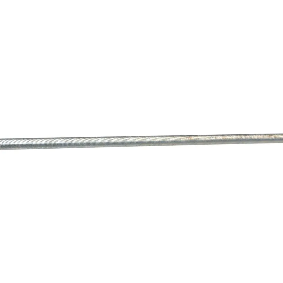 General-Purpose Threaded Rod: 1/2-13, 6' OAL, Low-Carbon Steel, Zinc Finish