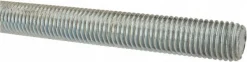 General-Purpose Threaded Rod: 3/4-10, 3' OAL, Low-Carbon Steel, Zinc Finish