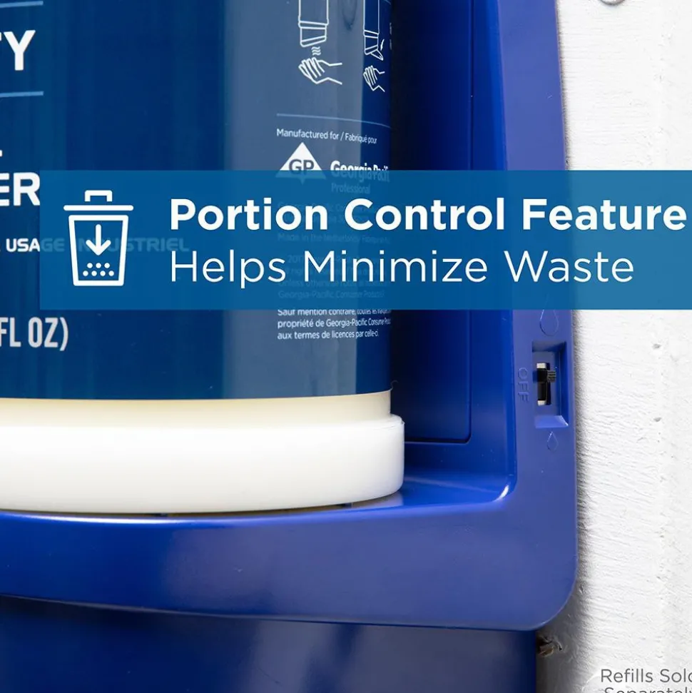 Georgia-Pacific Automatic Touchless Industrial Hand Cleaner Dispenser, Blue
