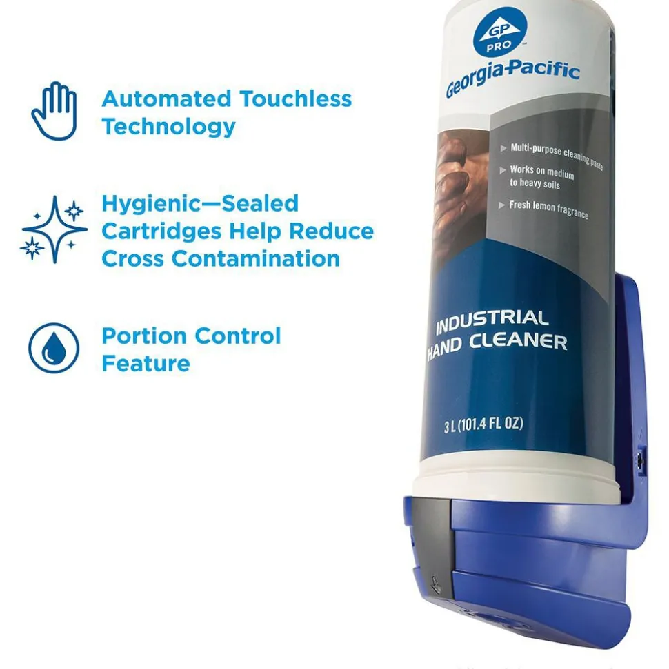 Georgia-Pacific Automatic Touchless Industrial Hand Cleaner Dispenser, Blue