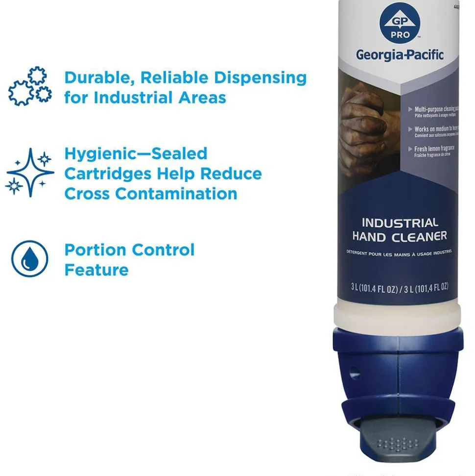 Georgia-Pacific Manual Industrial Hand Cleaner Dispenser, Blue