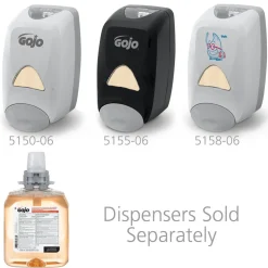 GOJO Luxury Foam Antibacterial Handwash, 1250 mL Refill for GOJO FMX-12 Dispenser