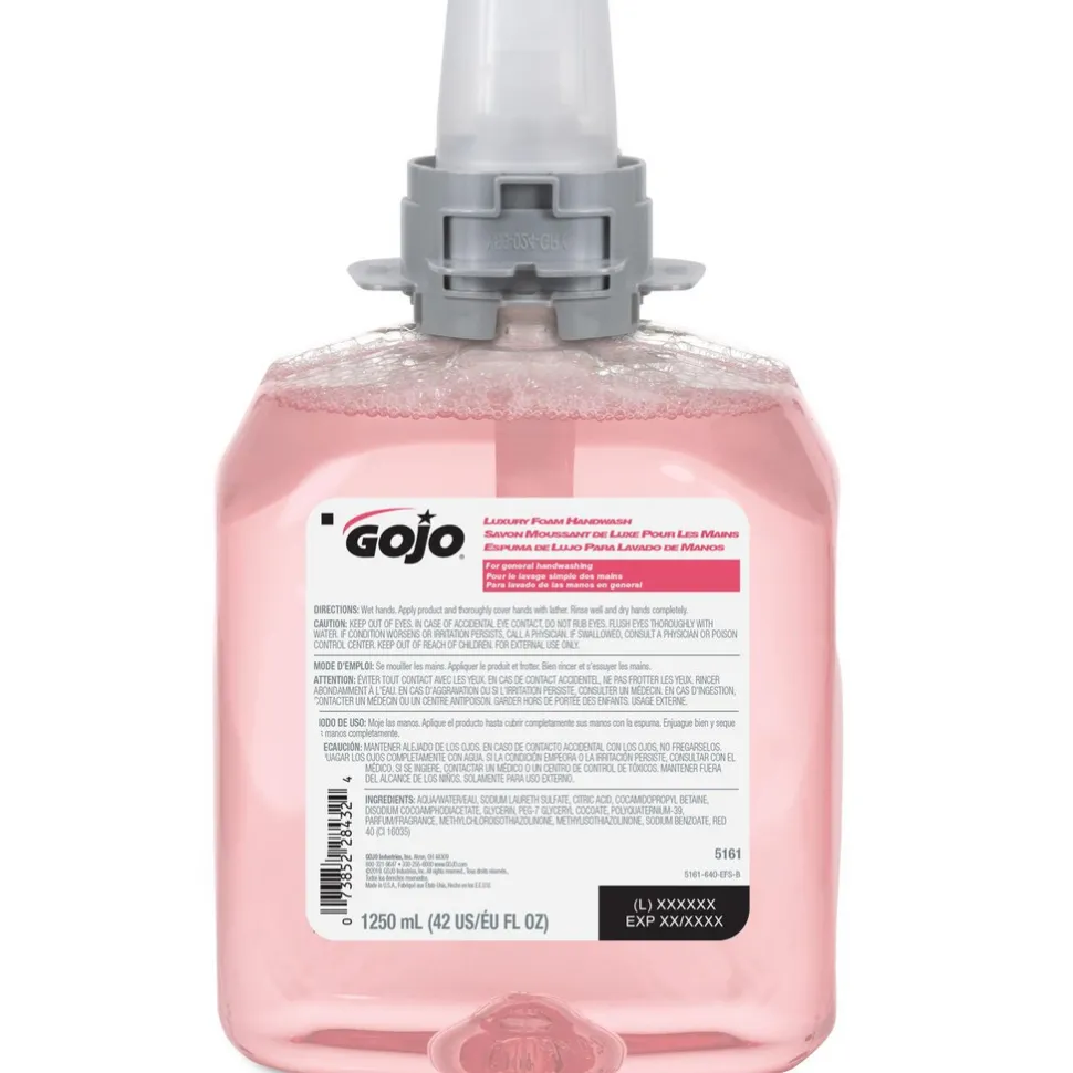GOJO Luxury Foam Handwash, 1250 mL Refill for GOJO FMX-12 Dispenser
