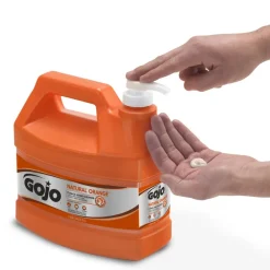 GOJO NATURAL* ORANGE Pumice Hand Cleaner, 1 gal Pump Bottle