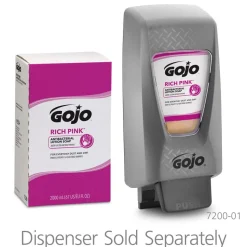 GOJO RICH PINK Antibacterial Lotion Soap, 2000 mL Refill for GOJO PRO TDX Dispenser