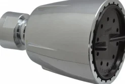 2.5 GPM, 2 Face Dia, Shower Head with Brass Ball Joint