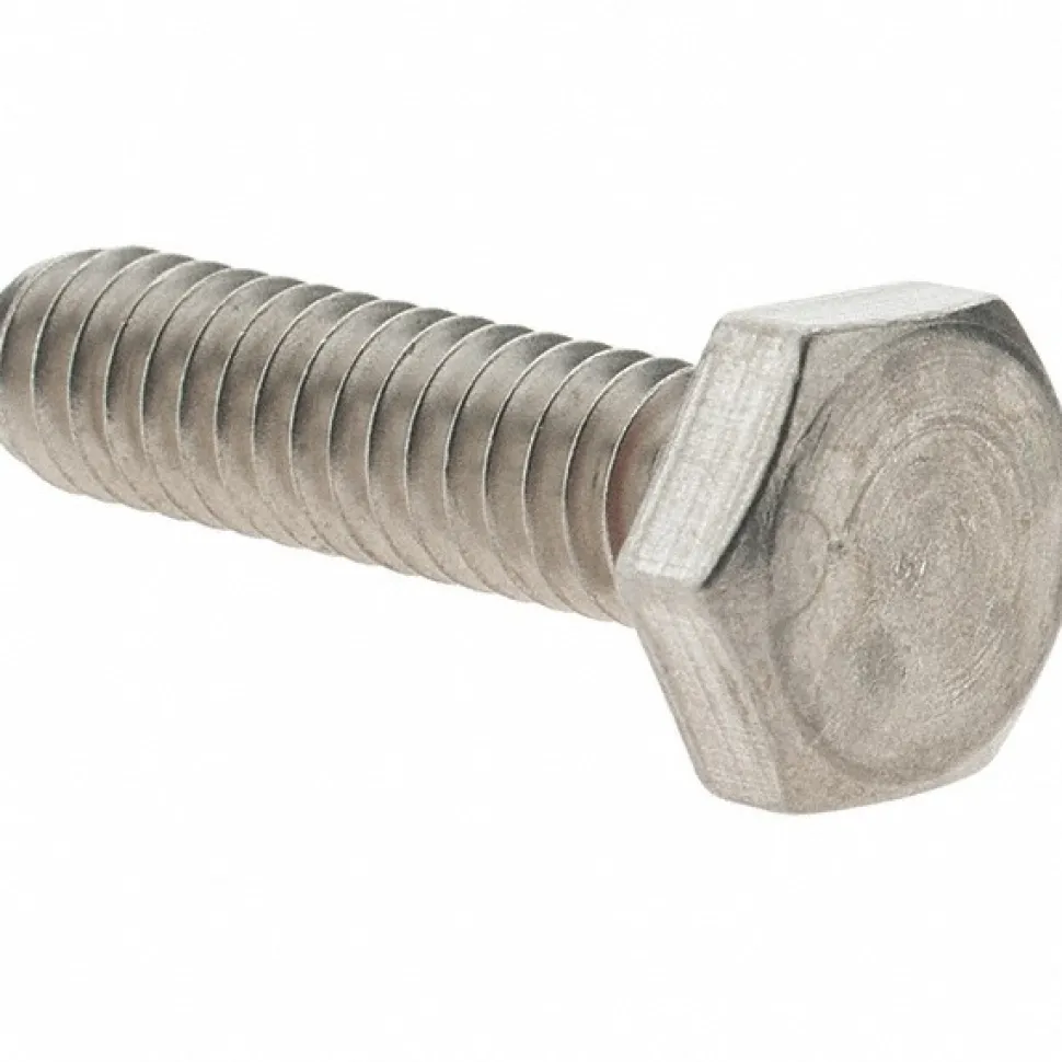 1/4-20, Grade 18-8 Stainless Steel, Self Sealing Hex Bolt