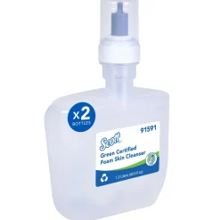 Green Certified Foam Hand Soap, 1.2 L Clear, Unscented Automatic Hand Soap Refills for Kimberly-Clark Professional ICON & Scott Pro Automatic Dispensers, Ecologo, NSF E-1 Rated