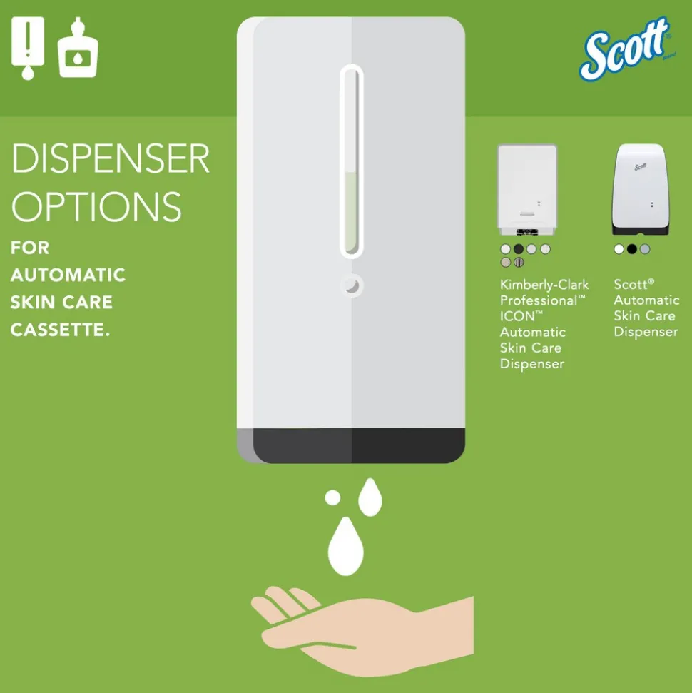 Green Certified Foam Hand Soap, 1.2 L Clear, Unscented Automatic Hand Soap Refills for Kimberly-Clark Professional ICON & Scott Pro Automatic Dispensers, Ecologo, NSF E-1 Rated