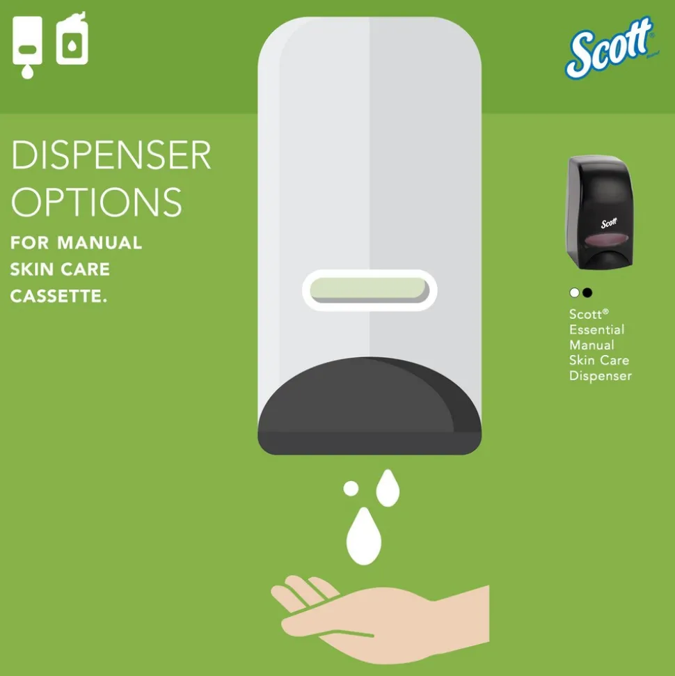 Green Certified Foam Hand Soap, 1.0 L Clear, Unscented Manual Hand Soap Refills for compatible Scott Essential Manual Dispensers, Ecologo, NSF E-1 Rated