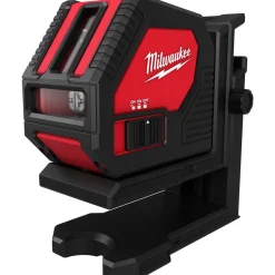 Green Cross Line Laser: 100' Working Range