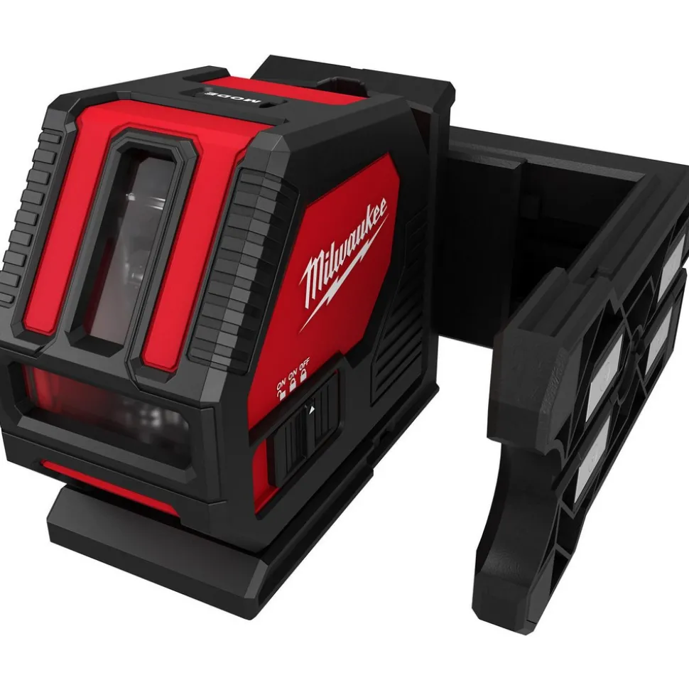 Green Cross Line Laser: 100' Working Range