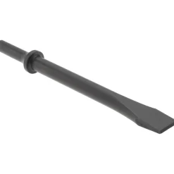 Hammer & Chipper Replacement Chisel: Flat, 3/4" Head Width, 6-3/4" OAL, 7/8" Shank Dia