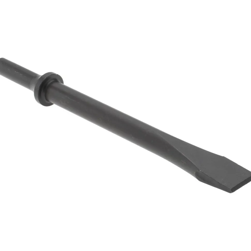 Hammer & Chipper Replacement Chisel: Flat, 3/4" Head Width, 6-3/4" OAL, 7/8" Shank Dia
