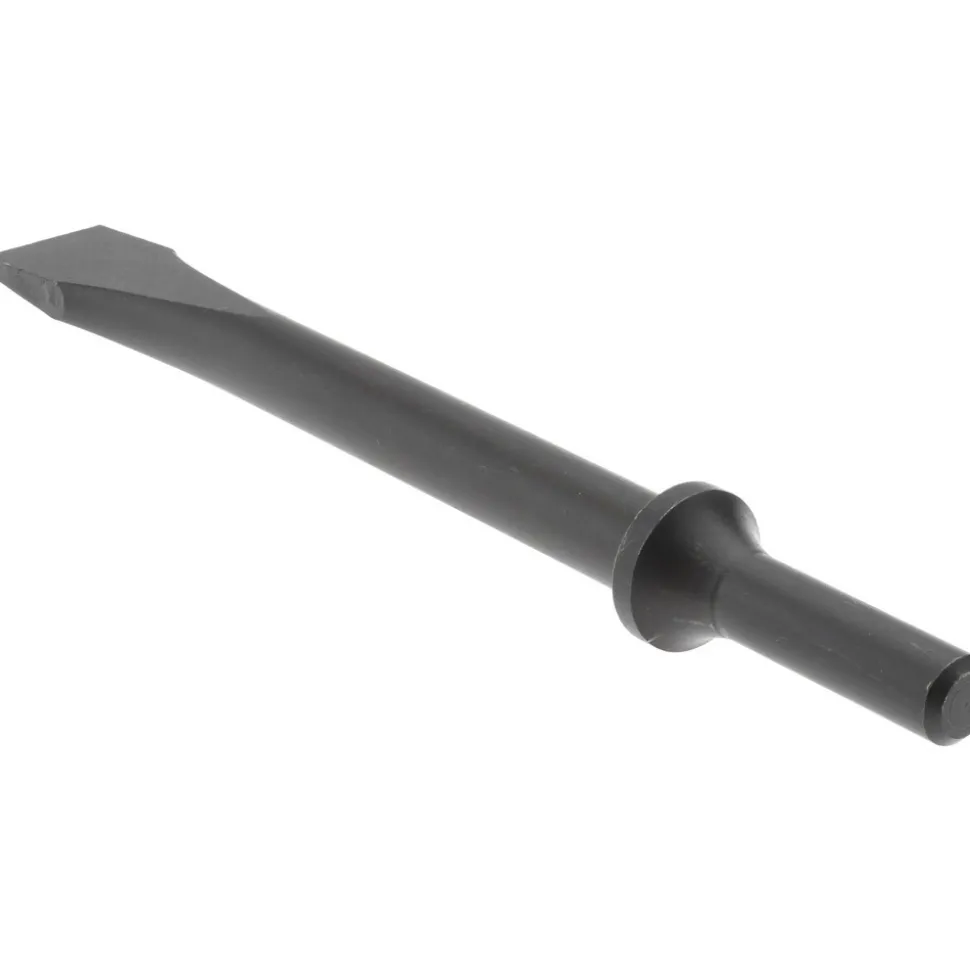 Hammer & Chipper Replacement Chisel: Flat, 3/4" Head Width, 6-3/4" OAL, 7/8" Shank Dia