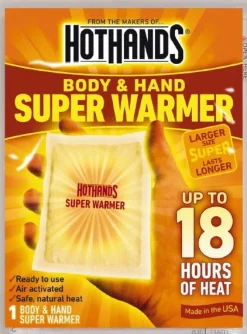Hand & Foot Warmers: Warmer Type: Hand Warmer; Average Temperature: 140.0