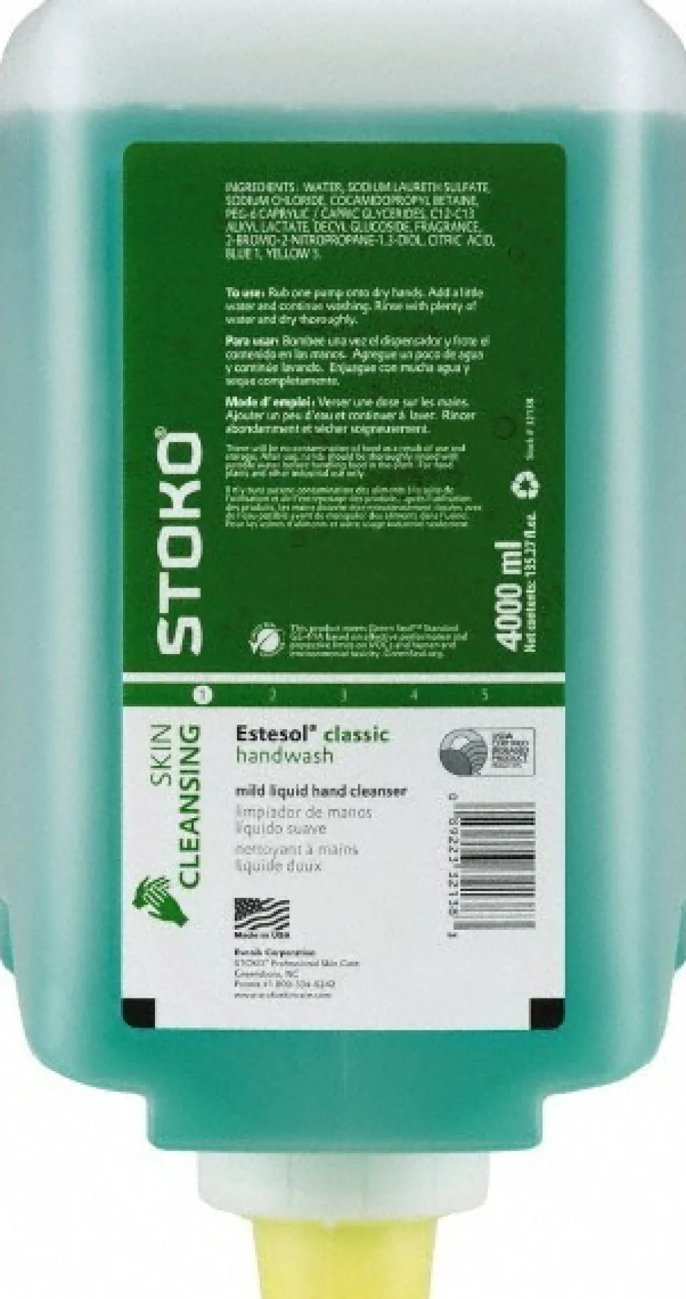 Hand Cleaner: 4 L Bottle