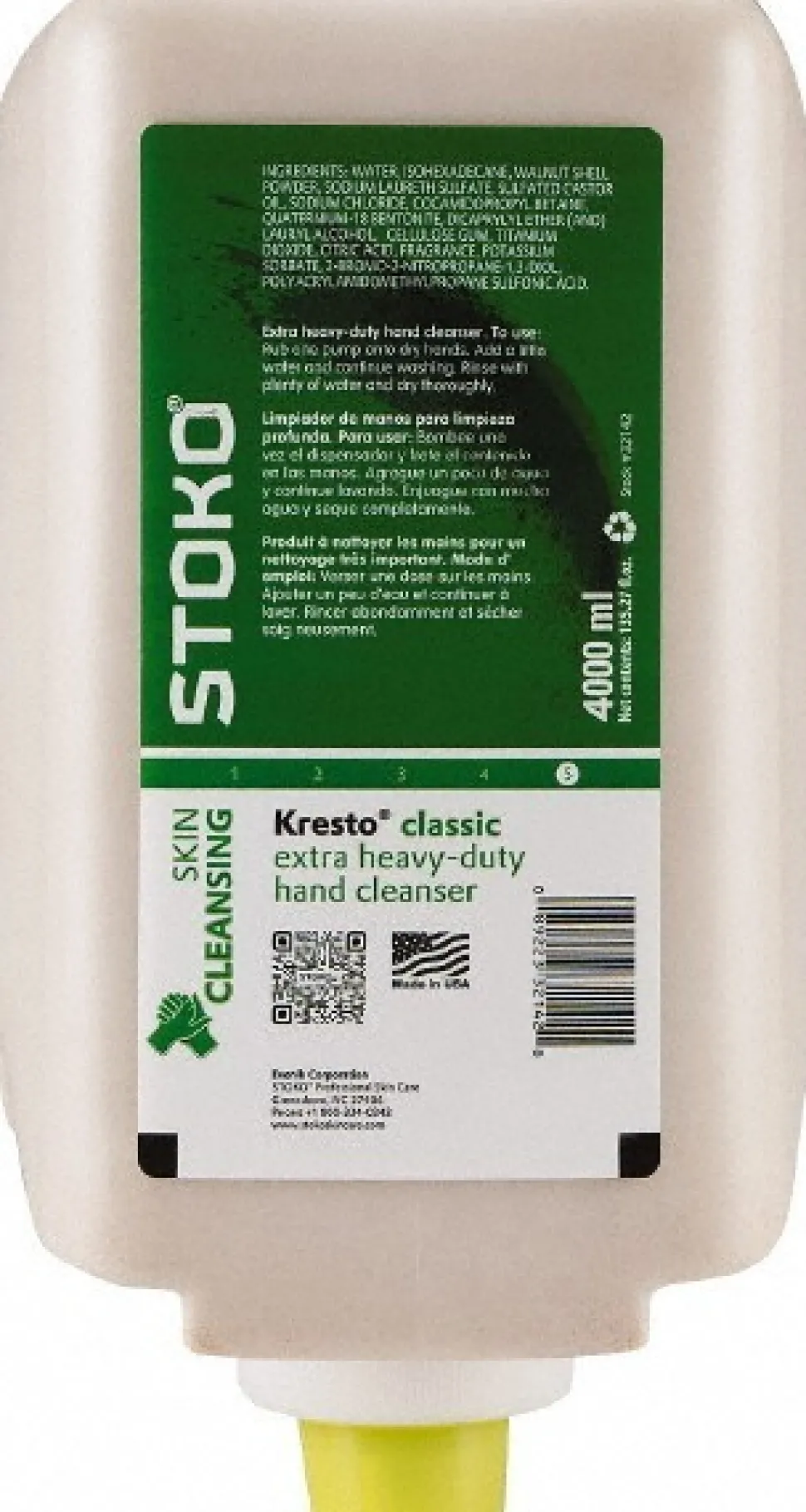 Hand Cleaner: 4 L Bottle