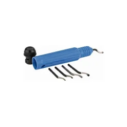 Hand Deburring Tool Set: 6 Pc, High Speed Steel
