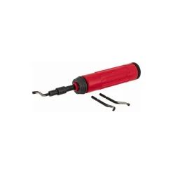 Hand Deburring Tool Set: 5 Pc, High Speed Steel