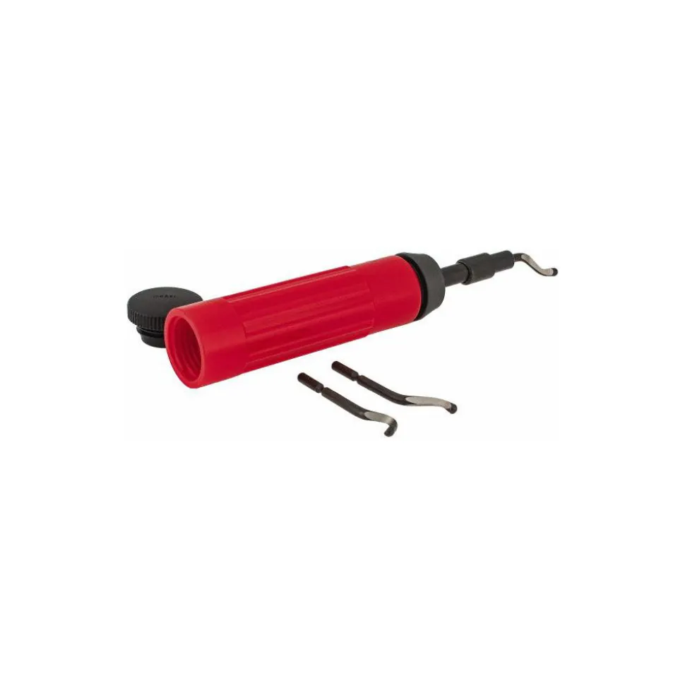 Hand Deburring Tool Set: 5 Pc, High Speed Steel