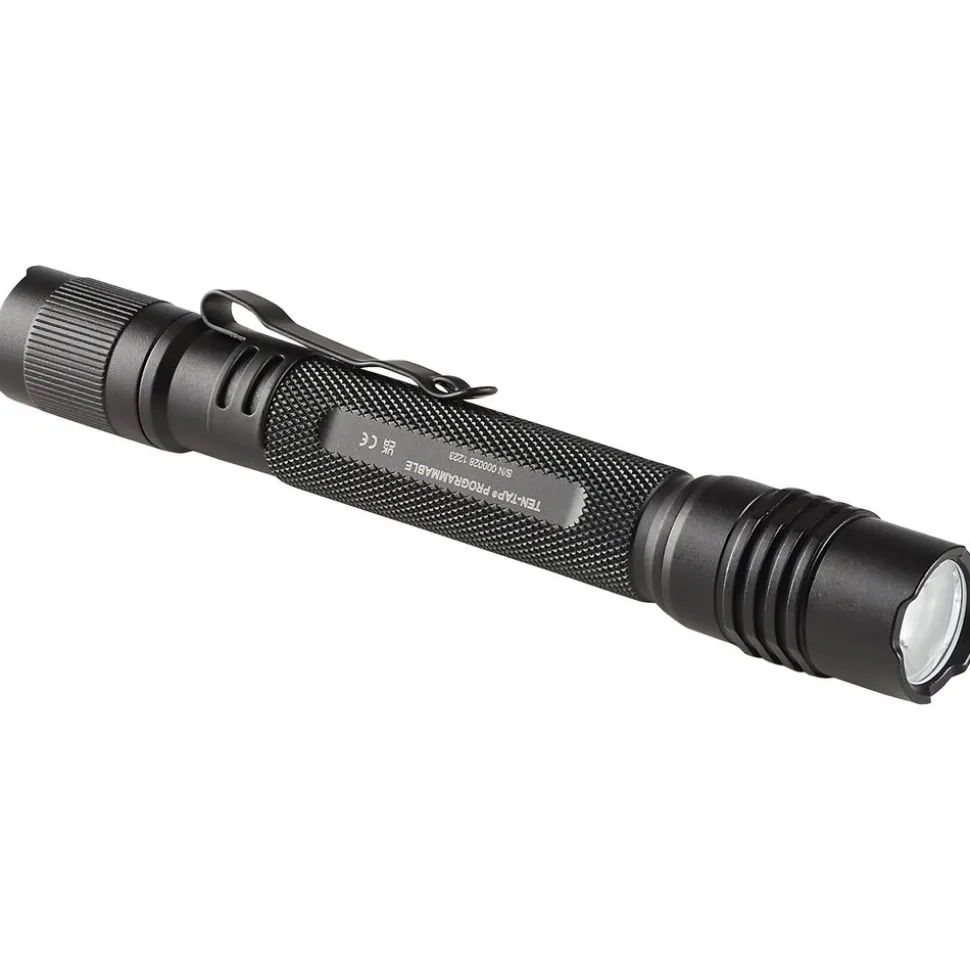 Handheld Flashlight: LED, 270 Lumens, 48 hr Max Run Time, Disposable Battery (Included)