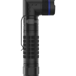 Handheld Flashlight: LED, 900 Lumens, 20 hr Max Run Time, Rechargeable Lithium-ion Battery (Included), Max Beam Distance: 80 m