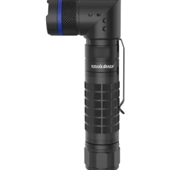 Handheld Flashlight: LED, 900 Lumens, 20 hr Max Run Time, Rechargeable Lithium-ion Battery (Included), Max Beam Distance: 80 m