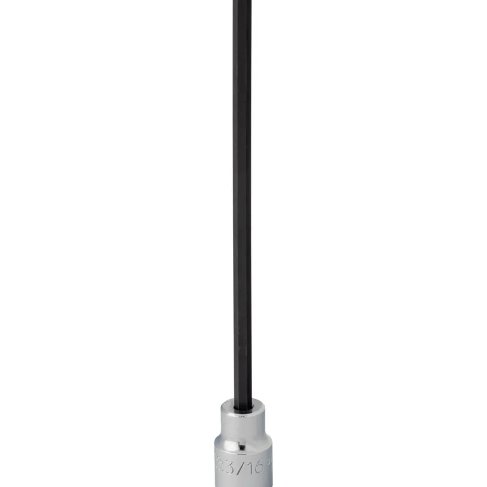 Hand Hex Bit Socket: 3/8" Drive, 3/16" Hex