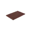Hand Sanding Pad: Non-Woven, Aluminum Oxide, Fine Grade, Brown