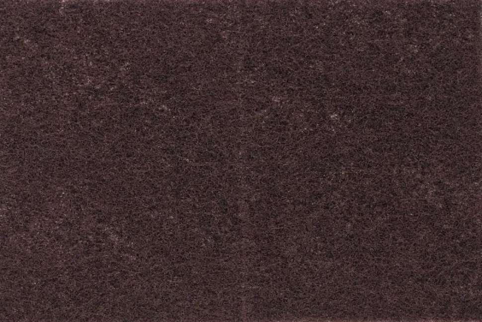 Hand Sanding Pad: Non-Woven, Aluminum Oxide, Super Fine Grade, Maroon