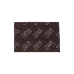 Hand Sanding Pad: Non-Woven, Aluminum Oxide, Super Fine Grade, Maroon