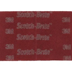 Hand Sanding Pad: Non-Woven, Aluminum Oxide, Very Fine Grade, Maroon