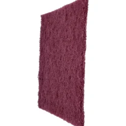 Hand Sanding Pad: Non-Woven, Aluminum Oxide, Super Fine Grade, Maroon