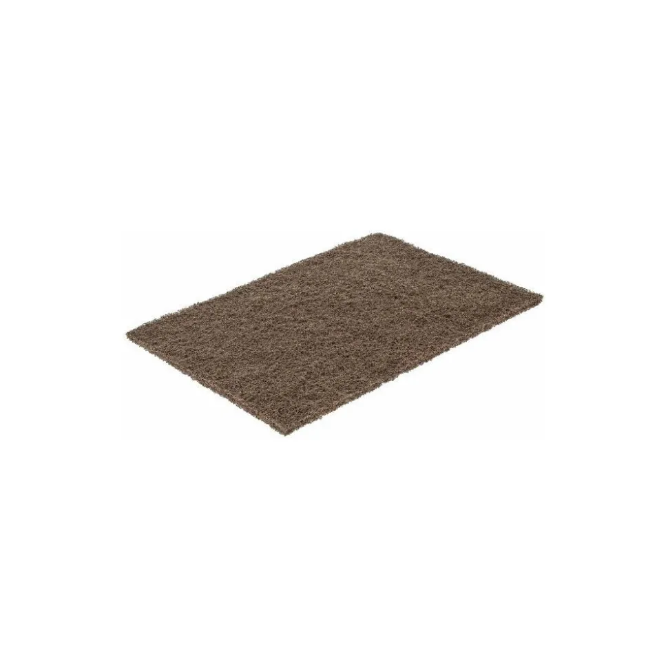 Hand Sanding Pad: Non-Woven, Aluminum Oxide, Coarse Grade, Tan