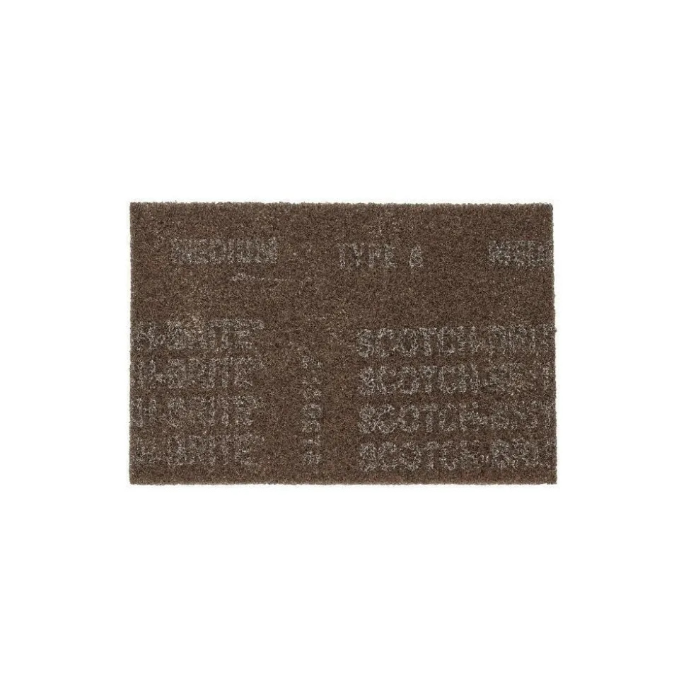 Hand Sanding Pad: Non-Woven, Aluminum Oxide, Coarse Grade, Tan