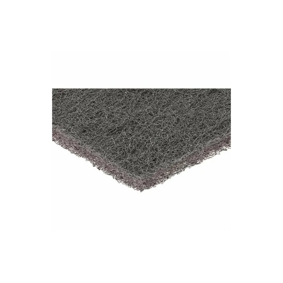 Hand Sanding Pad: Non-Woven, Silicon Carbide, Super Fine Grade, Gray