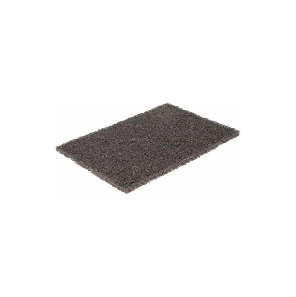 Hand Sanding Pad: Non-Woven, Silicon Carbide, Super Fine Grade, Gray