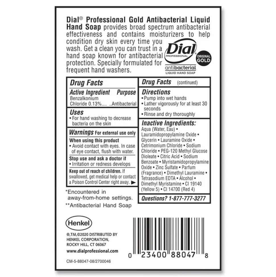 Hand Soap: 1 gal Bottle