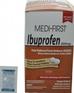 Headache & Pain Relief Tablet: (2) 250 Envelopes