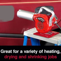Heat Blower: 500 °F, 47 CFM
