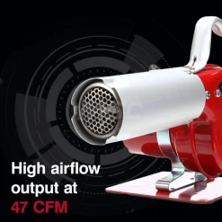Heat Blower: 500 °F, 47 CFM